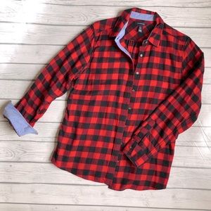 Lands End Buffalo Plaid Flannel